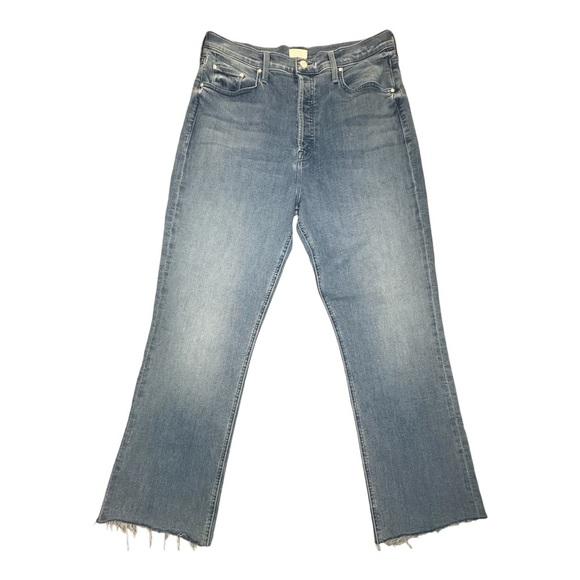 MOTHER Light Blue Straight Jeans - Picture 6 of 15
